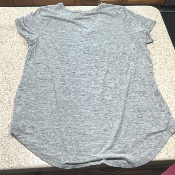 Apt 9 size large shirt short sleeve gray drink more wine - Picture 5 of 5